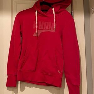 Red Pink Puma Hoodie